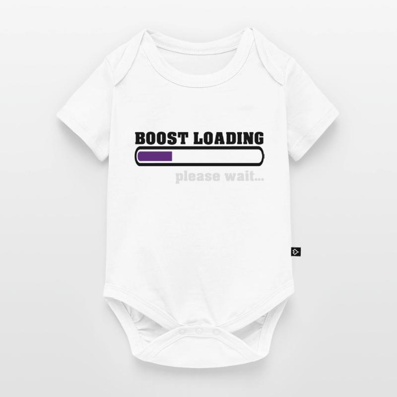Boost Loading Please Wait Baby Premium Kurzarmbody