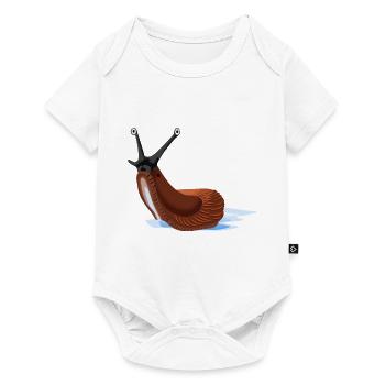 Nacktschnecke - Baby Premium Kurzarmbody - Weiß - Vorne