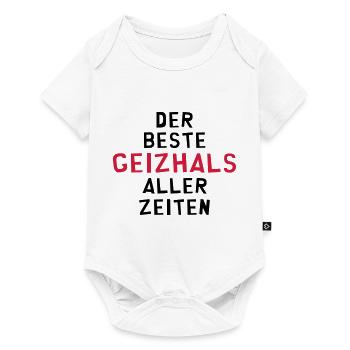 Geizhals - Geizkrägin - Geiz - Geizig - Geld - Baby Premium Kurzarmbody - Weiß - Vorne