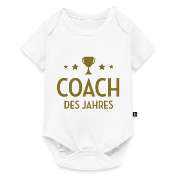 Coach Coachin Coaching Trainer Sport Team - Baby Premium Kurzarmbody - Weiß - Vorne
