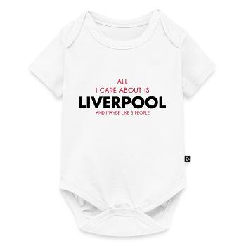 all i care about is liverpool - Baby Premium short-sleeve bodysuit - white - Front