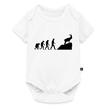 steinbock evolution - Baby Premium Kurzarmbody - Weiß - Vorne