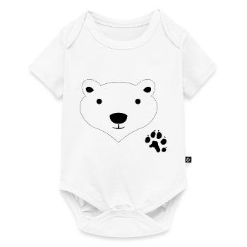 Polar Bear - Body à manches courtes Premium Bébé - blanc - Devant