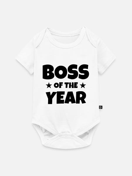 Manager / Chef / Arbeit / Job - Baby Premium Kurzarmbody - Weiß