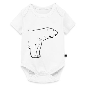 Polar Bear - Eisbär - Baby Premium Kurzarmbody - Weiß - Vorne