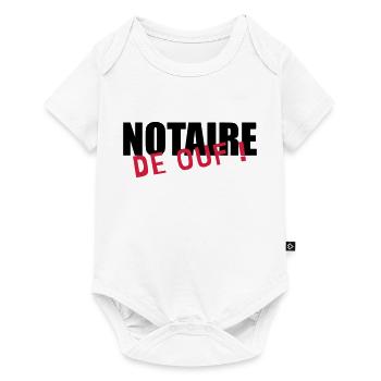 Notary Notar Notare Notaire Justice Law Loi - Baby Premium short-sleeve bodysuit - white - Front