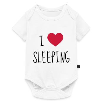 Sleeper Sleeping Schlaf Schläfer Dormir Dormeur - Baby Premium short-sleeve bodysuit - white - Front