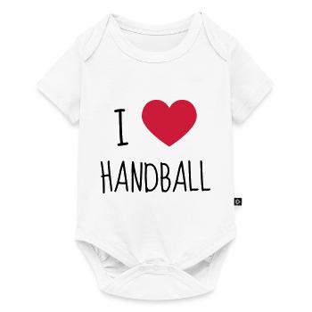 Handball Handballer Handballeur Sport Winner - Baby Premium short-sleeve bodysuit - white - Front