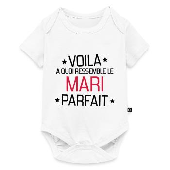 Marriage Wedding Husband Mari Love Mariage Ehemann - Baby Premium short-sleeve bodysuit - white - Front