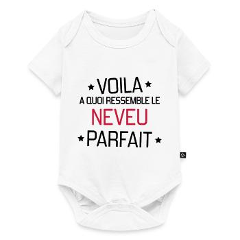 Niece Nephew Nichte Neffe Nièce Neveu Baby - Baby Premium short-sleeve bodysuit - white - Front