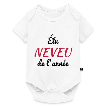 Niece Nephew Nichte Neffe Nièce Neveu Baby - Baby Premium short-sleeve bodysuit - white - Front