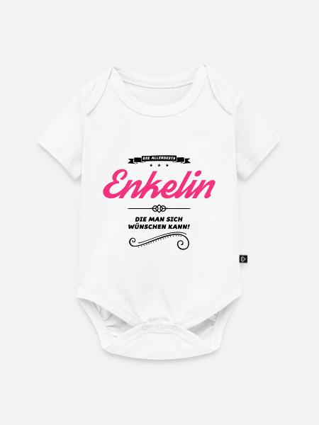 enkelin allerbeste - Baby Premium Kurzarmbody - Weiß