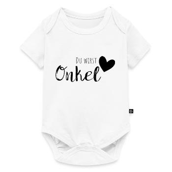 Du wirst Onkel - Baby Premium Kurzarmbody - Weiß - Vorne