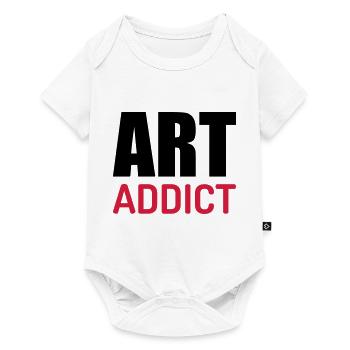 artiste / art / danse / musique - Body à manches courtes Premium Bébé - blanc - Devant