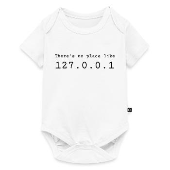Developer Entwickler Développeur Computer Geek - Baby Premium short-sleeve bodysuit - white - Front