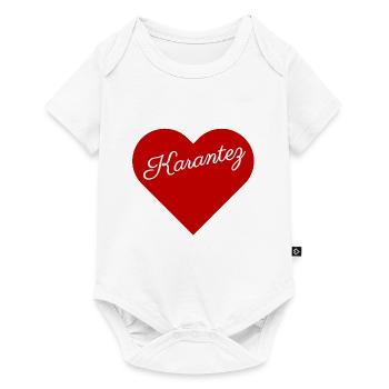 Brittany - Karantez - Baby Premium short-sleeve bodysuit - white - Front