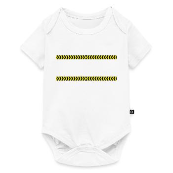 Ornement de frontière - Body à manches courtes Premium Bébé - blanc - Devant