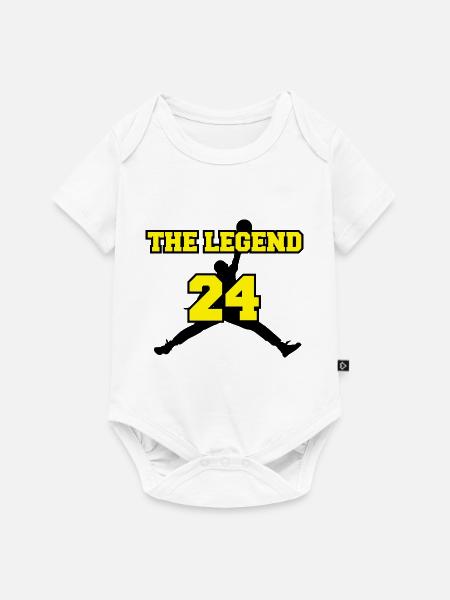 Die Legende 24 - Baby Premium Kurzarmbody - Weiß