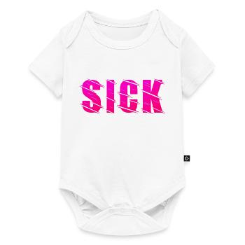 Sick design - Baby Premium short-sleeve bodysuit - white - Front