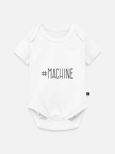 #machine - Baby Premium Kurzarmbody - Weiß