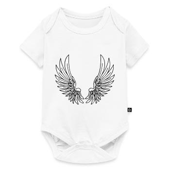 Ailes - Body à manches courtes Premium Bébé - blanc - Devant