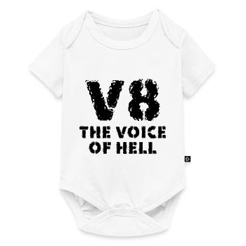 The voice of hell gift car fans mechanic - Baby Premium short-sleeve bodysuit - white - Front