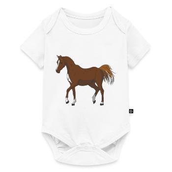 Cheval - Body à manches courtes Premium Bébé - blanc - Devant