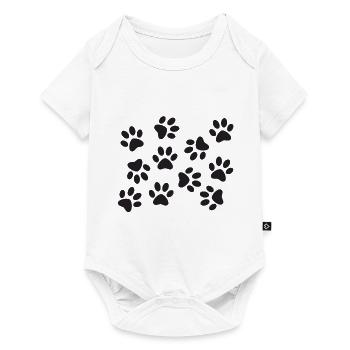 Paws - Baby Premium short-sleeve bodysuit - white - Front