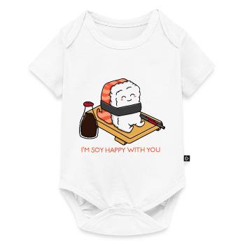 Soy Happy Sushi - Baby Premium short-sleeve bodysuit - white - Front