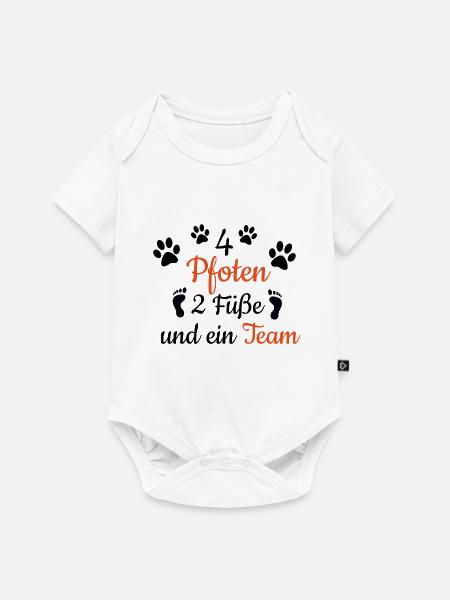 Hundeliebhaber Hunde Geschenkidee Hundebesitzer - Baby Premium Kurzarmbody - Weiß