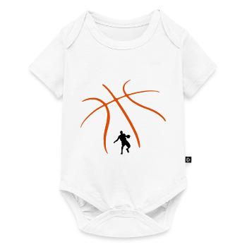 Basket-ball Basketball Basket - Body à manches courtes Premium Bébé - blanc - Devant