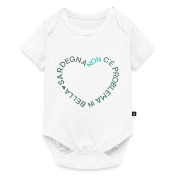 Sardegna nel Cuore - Baby Premium Kurzarmbody - Weiß - Vorne