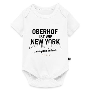 Oberhof ist wie New York - Baby Premium Kurzarmbody - Weiß - Vorne