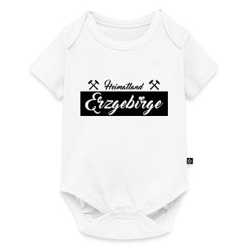 Heimatland Erzgebirge Sachsen - Baby Premium Kurzarmbody - Weiß - Vorne