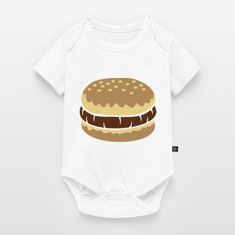 Favourite dish Cheeseburger Comic Baby Premium short-sleeve bodysuit