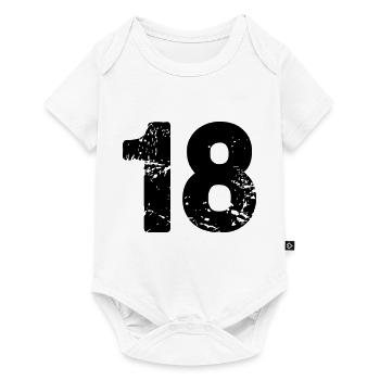 18 - Baby Premium short-sleeve bodysuit - white - Front