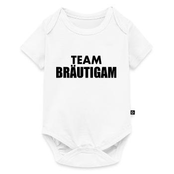 Team bräutigam - Baby Premium Kurzarmbody - Weiß - Vorne