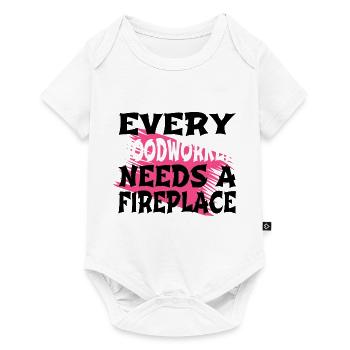 super sabrina charpentier tshirts présents - Body à manches courtes Premium Bébé - blanc - Devant