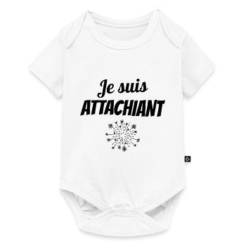 je suis attachiant - Body à manches courtes Premium Bébé - blanc - Devant