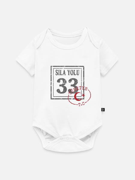 Mersin - Baby Premium Kurzarmbody - Weiß