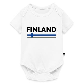 FINLAND - Baby Premium short-sleeve bodysuit - white - Front