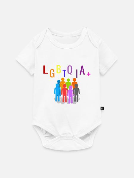LGBTQIA+ - Baby Premium Kurzarmbody - Weiß
