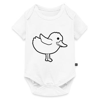 Dear duck cute chick - Baby Premium short-sleeve bodysuit - white - Front
