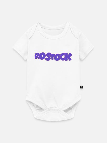 Rostock - Baby Premium Kurzarmbody - Weiß