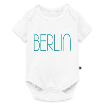 Berlin - Baby Premium Kurzarmbody - Weiß - Vorne