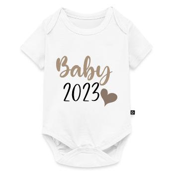 Bébé 2023 - Body à manches courtes Premium Bébé - blanc - Devant