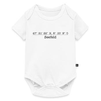 Coordinates Seefeld Kreis 8 in Zürich - Baby Premium short-sleeve bodysuit - white - Front