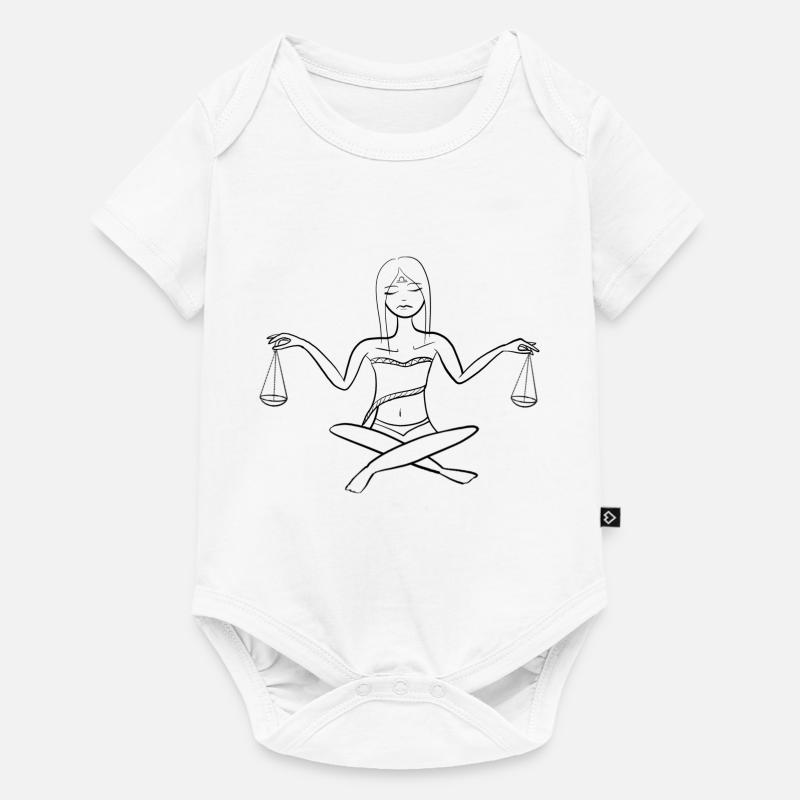 Libra Queen - Baby Premium short-sleeve bodysuit - white