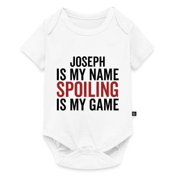 Joseph is My Name Spoiling is My Game - Baby Premium short-sleeve bodysuit - white - Front