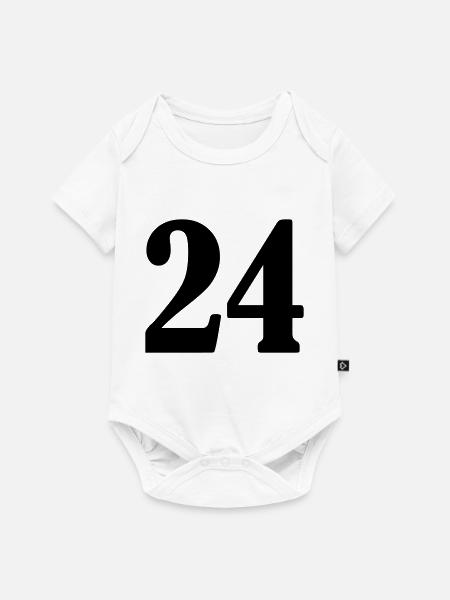 24 - Baby Premium Kurzarmbody - Weiß